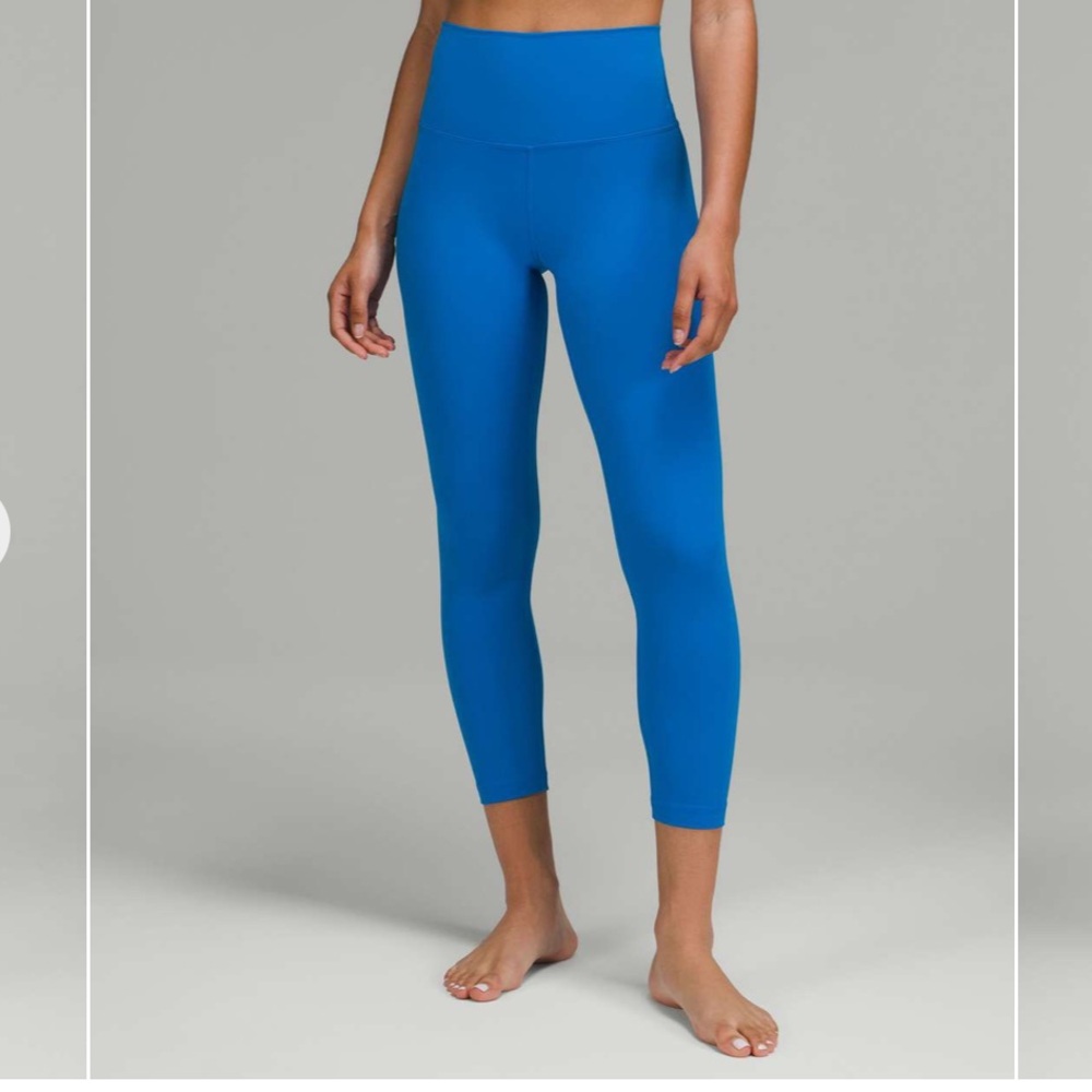 NWT Lululemon Align 23” Crop Poolside Blue Size 6